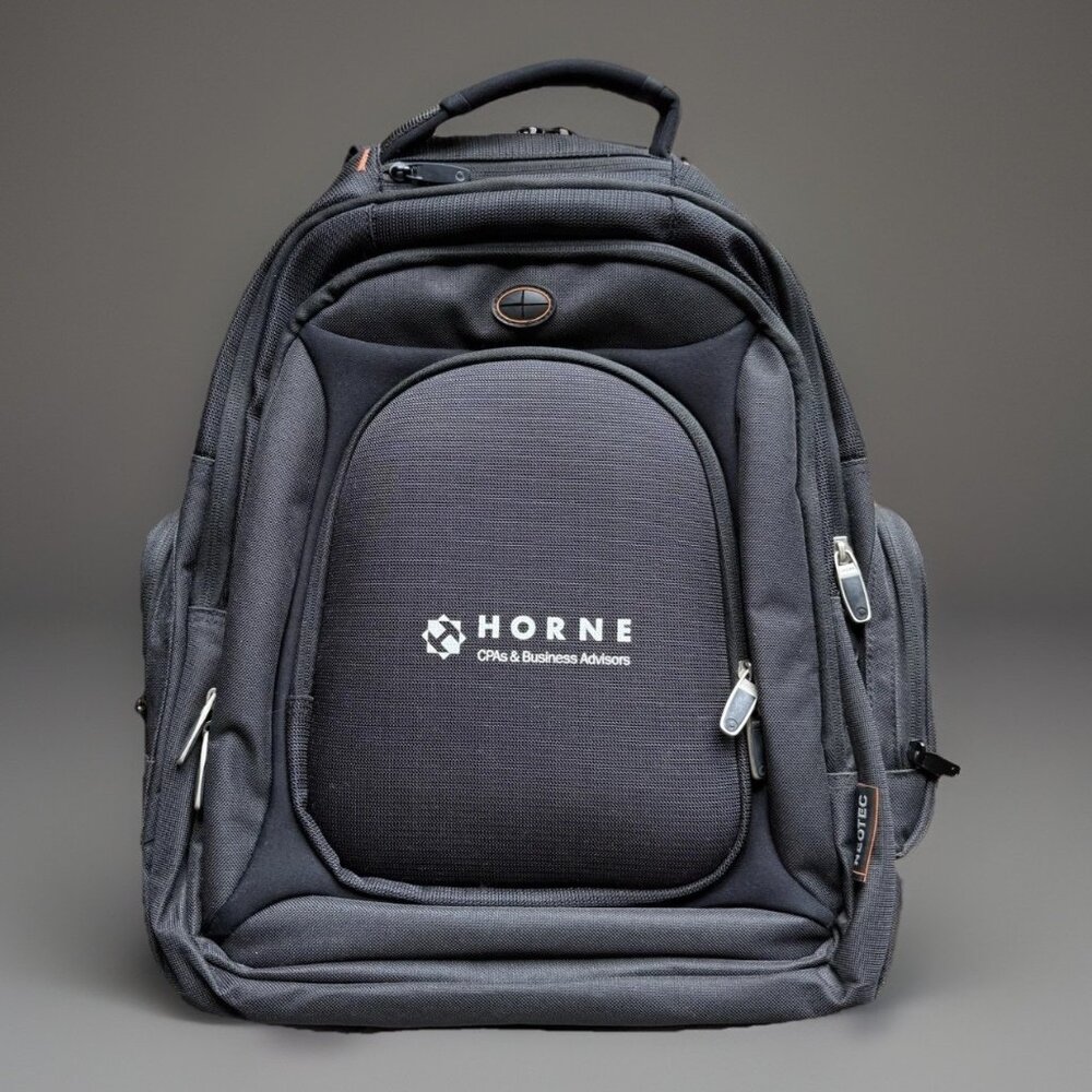 Leeds Neotec Checkpoint Friendly Multi Device Laptop Padded Backpack Travel TSA